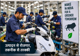 इलेक्ट्रिक वाहन से रोजगार और पर्यावरण के फायदे