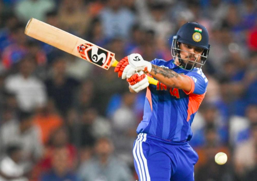 Ishan Kishan batting against Japan
