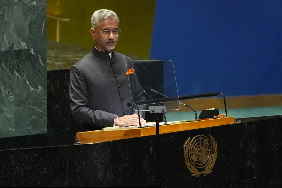 संयुक्त राष्ट्र महासभा में विदेश मंत्री एस जयशंकर